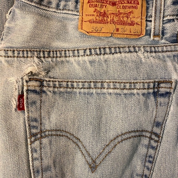 Levi's 560 34 x 27 Comfort Fit Jeans - Picture 11 of 11